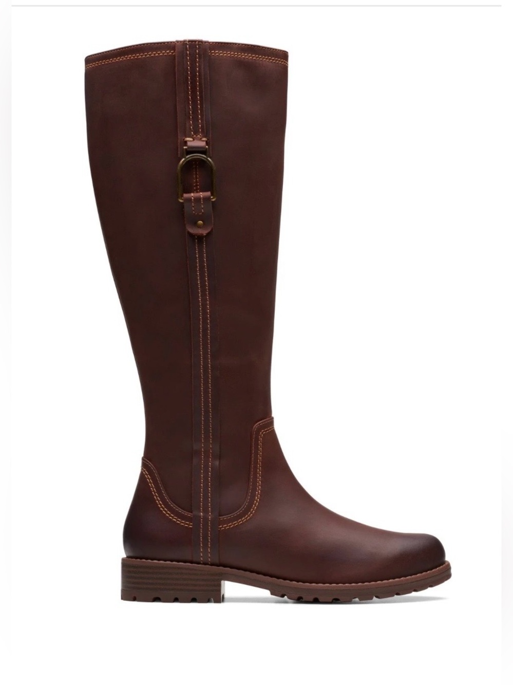 Clarks Aspra Hi British Tan Leather
Boots Women's
